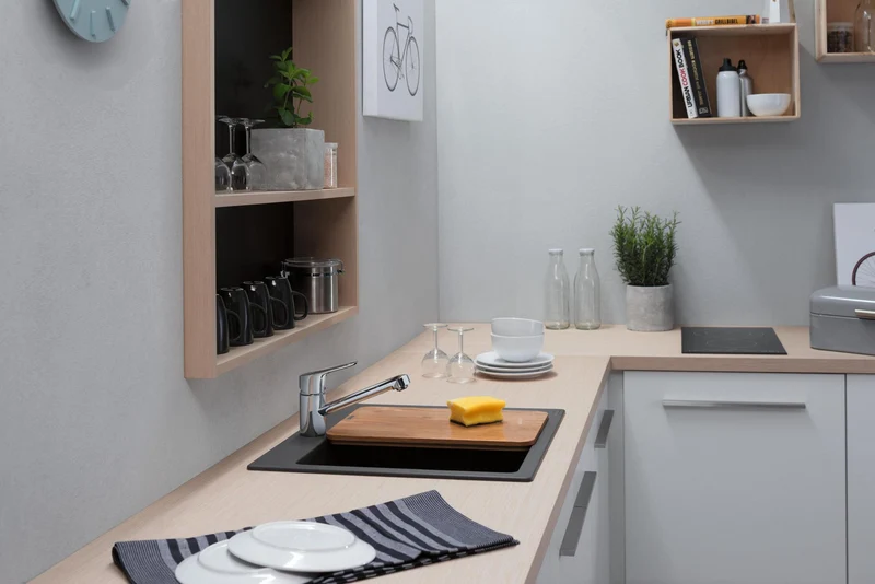 Hansgrohe Schneidebrett Eiche F16 – Passend für S51 SilicaTec & S71 Edelstahlspülen