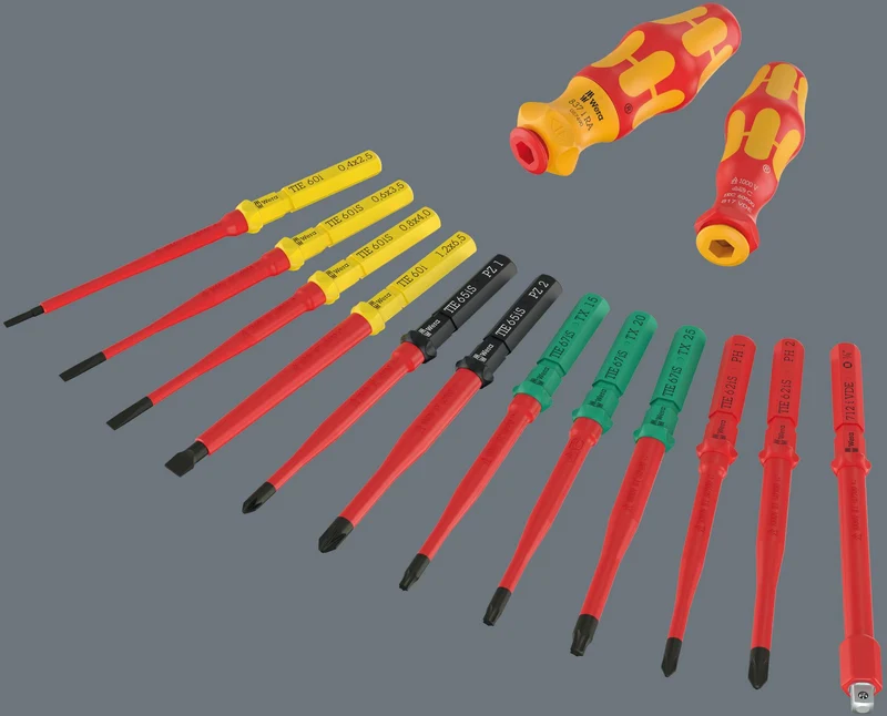 WERA Kraftform Kompakt VDE 24 Allrounder 1 Schraubendrehersatz 25-teilig VDE-geprüft