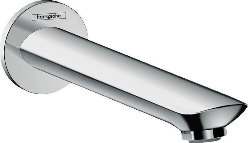 HANSGROHE Wanneneinlauf NOVUS DN 20, Ausladung 192 mm, chrom – Wandmontage
