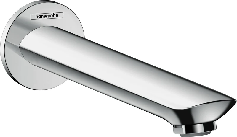 HANSGROHE Wanneneinlauf NOVUS DN 20, Ausladung 192 mm, chrom – Wandmontage