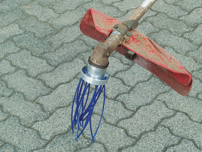 Wildkrautbürste Octo RATIOPARTS – Ø 83 mm, Aufnahme 20,0/25,4 mm, für Motorsensen