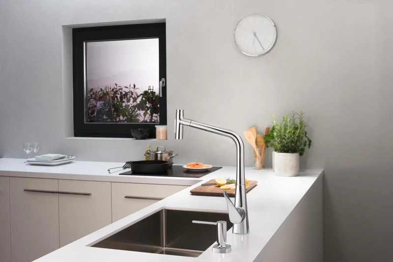 hansgrohe Schneidebrett Nussbaum dunkel F15 – Passend für S51 SilicaTec & S71 Edelstahlspülen