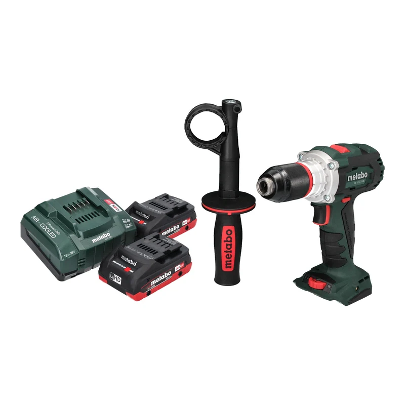 Metabo BS 18 LTX BL I Akku Bohrschrauber 18 V 130 Nm Brushless + 2x LiHD Akku 4,0 Ah + Ladegerät