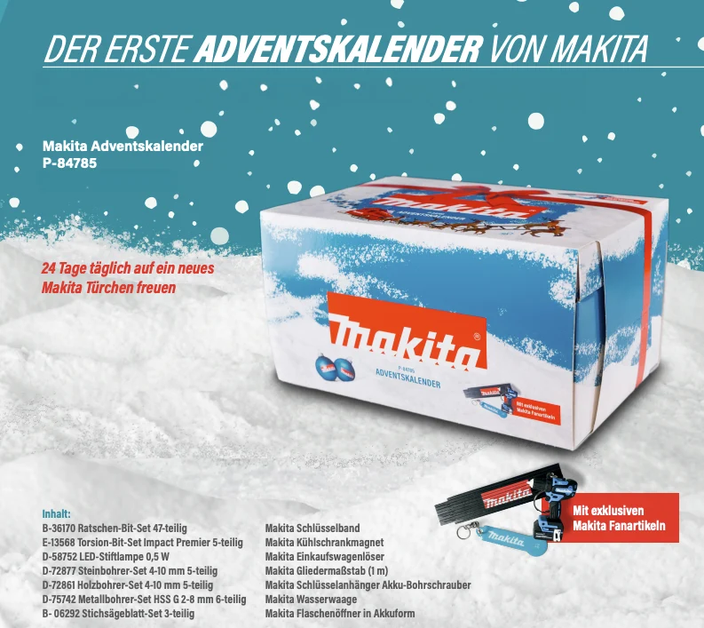 Makita Adventskalender P-84785