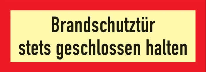 Brandschutzzeichen DIN 4066 ( 3000277595 ) L297xB105 mm Folie 10 Stück