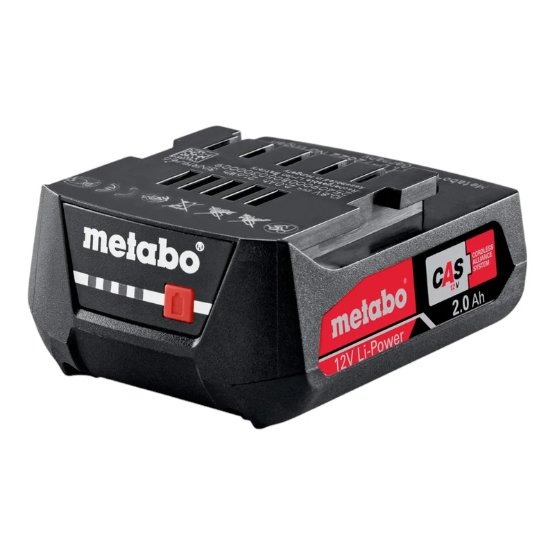 Metabo Li-Power Akkupack 12 V 2,0 Ah / 2000 mAh Li-Ion mit Ladestandanzeige ( 625406000 )
