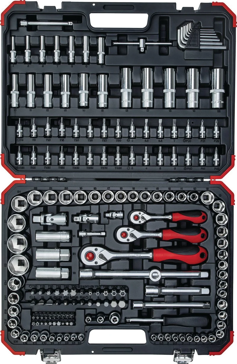 GEDORE RED Steckschlüsselsatz R4560 3172 172-teilig SW 4-32 mm im Kunststoffkoffer