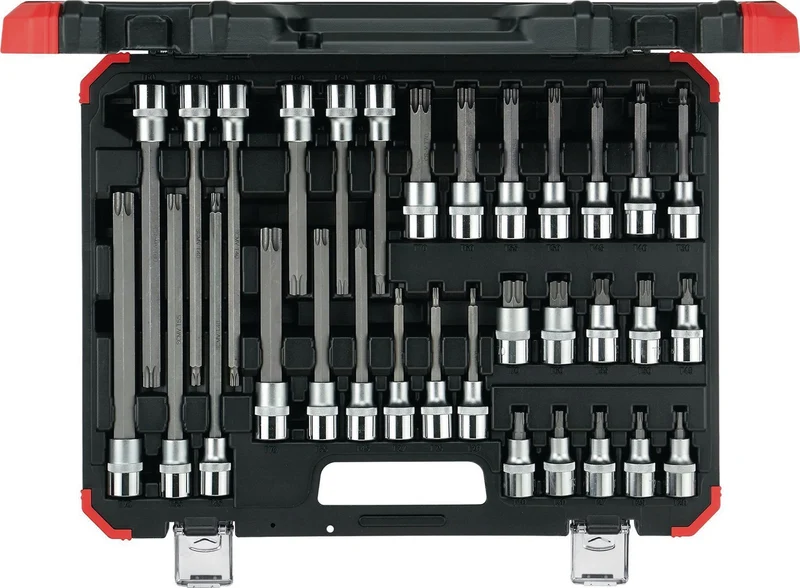 GEDORE RED Steckschlüsselsatz R6800 3032 32-tlg. 1/2 Zoll für Innen-TORX®-Schrauben