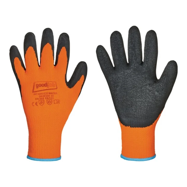 GOODJOB Kälteschutzhandschuhe Eco Winter Größe 11 schwarz/orange 12 Paar ( 4000391061 )