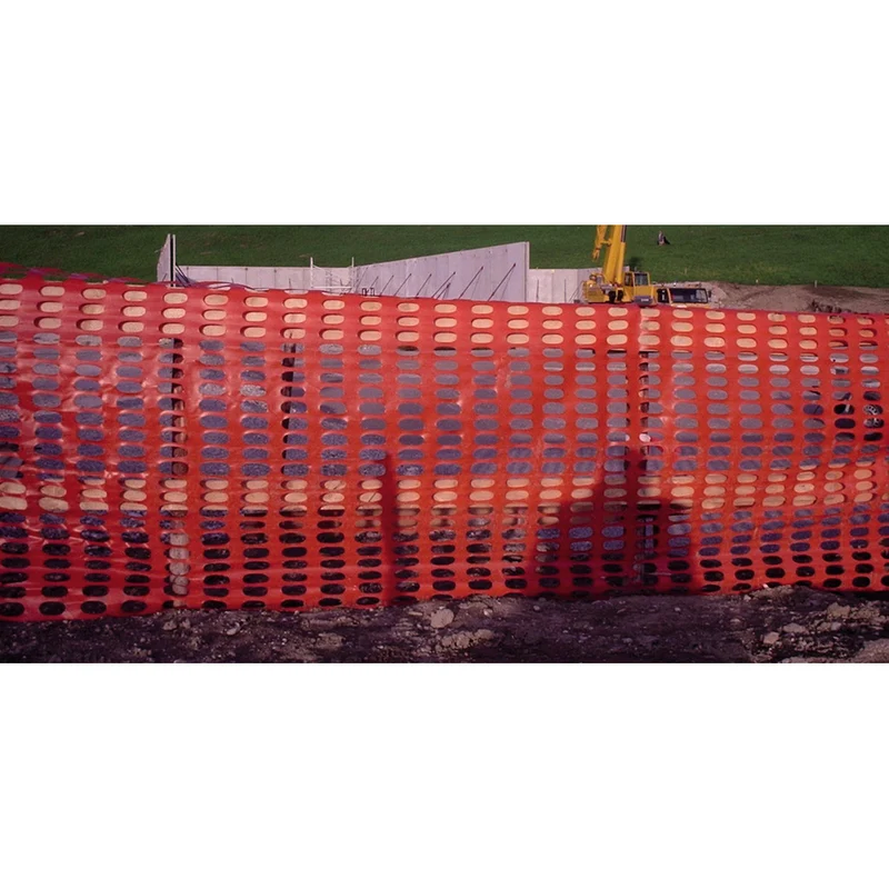 Bauzaun Kunststoff orange