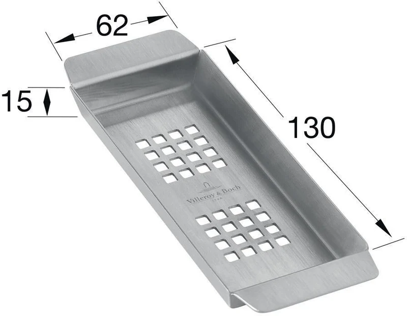 Villeroy & Boch Resteschale ES z Flavia S 50 – Universalschneidbrett mit Edelstahl-Drahtkorb