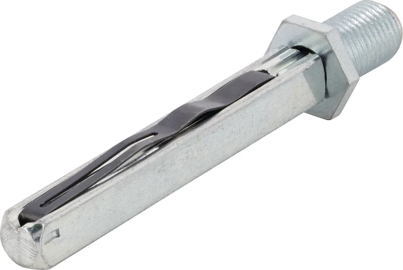 HOPPE Vierkantstift STI-PRV-FDW-M12, 9 x 130 mm, verzinkt, mit gehärteter Flachfeder