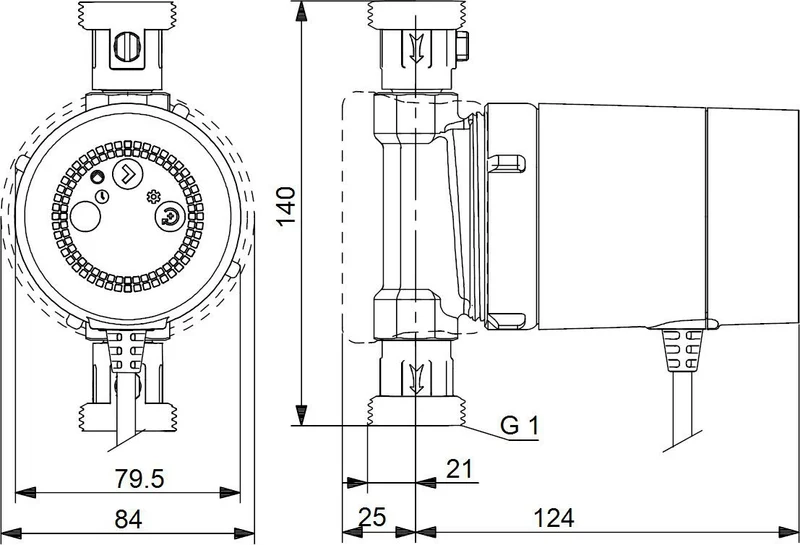 GRUNDFOS Zirkulationspumpe COMFORT 15-14 BXU PM – Hocheffizienz mit Zeitschaltuhr