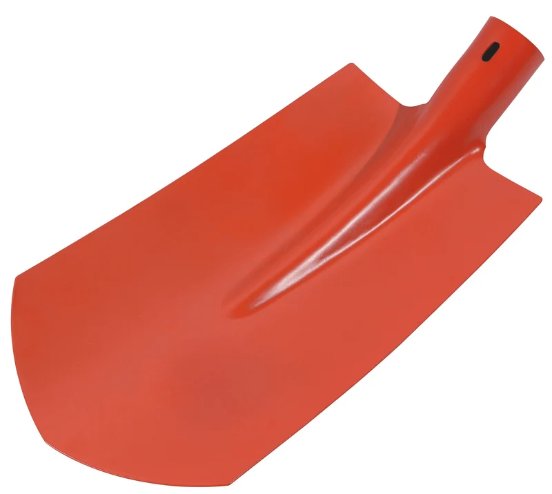 NORDWEST Kabelgrabenschaufel Größe 1 300 x 160 mm ohne Stiel rot pulverbeschichtet