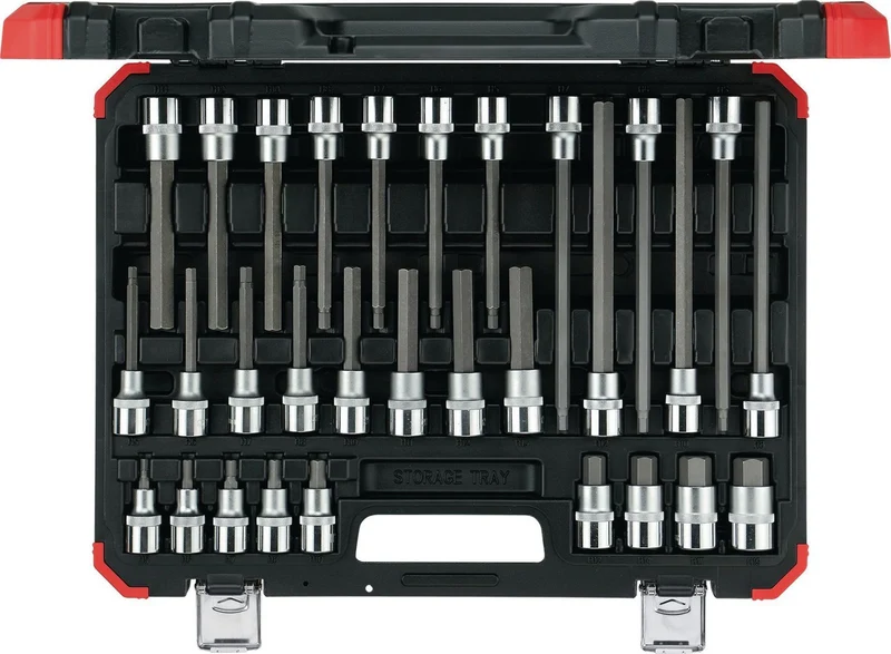 GEDORE RED Steckschlüsselsatz R6800 3030 30-teilig 1/2 Zoll 5-19 mm für Innen-6-kant