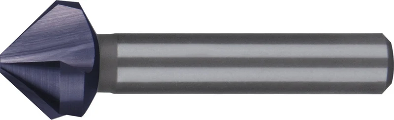RUKO Kegelsenker DIN 335 90° Ø 10,4 mm HSS TiAlN 3 Schneiden Zylinderschaft