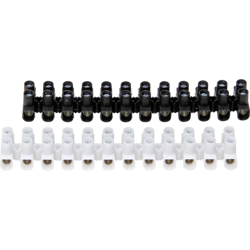Lüsterklemmleiste 4 - 6 mm², 12-polig