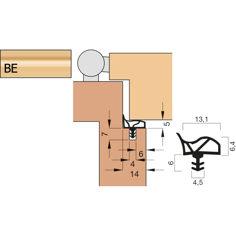 Türdichtung V 1011 Kurzbund