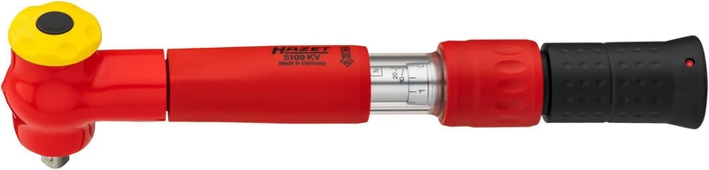 HAZET Drehmomentschlüssel 5109KV 3/8 Zoll 5-25 Nm VDE isoliert mit Kalibrierschein
