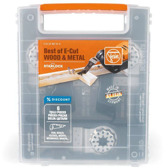 FEIN Sägeblatt Set Best Of 6-tlg. Starlock für Holz und Metall