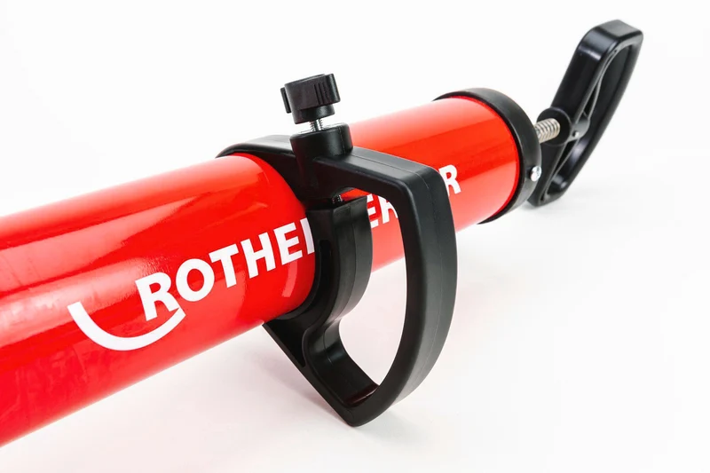ROTHENBERGER ROPUMP SUPER PLUS Saug-Druckreiniger Set mit 3 Adaptern für Rohrreinigungen