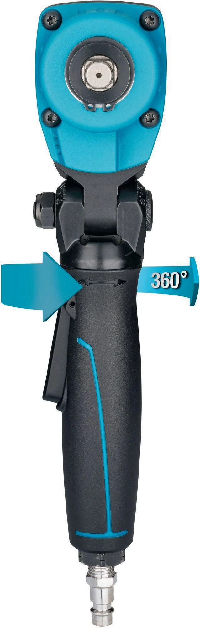 HAZET Druckluftschlagschrauber 9012ATT 12,5 mm (1/2") A4-kt. 500 Nm mit Twin Turbo Technologie