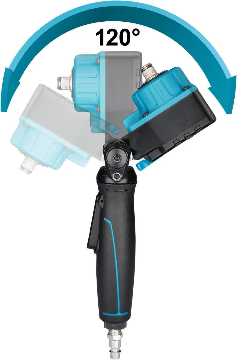 HAZET Druckluftschlagschrauber 9012ATT 12,5 mm (1/2") A4-kt. 500 Nm mit Twin Turbo Technologie