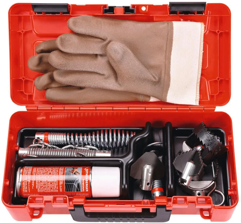 ROTHENBERGER Werkzeugset L 11-teilig für R600/R650/R750 – Profi-Set für Rohrreinigung