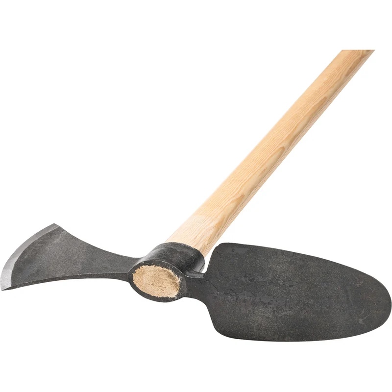Wiedehopfhaue, oval / mit Stiel