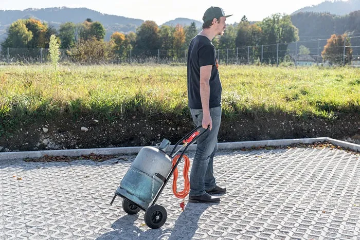 Rothenberger Industrial Flaschentransportwagen ( 9000443080 ) L485xB500xH1020mm für 5-11 kg Propangasflasche