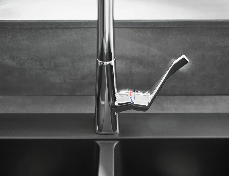 HANSGROHE EH-Küchenmischer METRIS DN 15 m Ausz-br