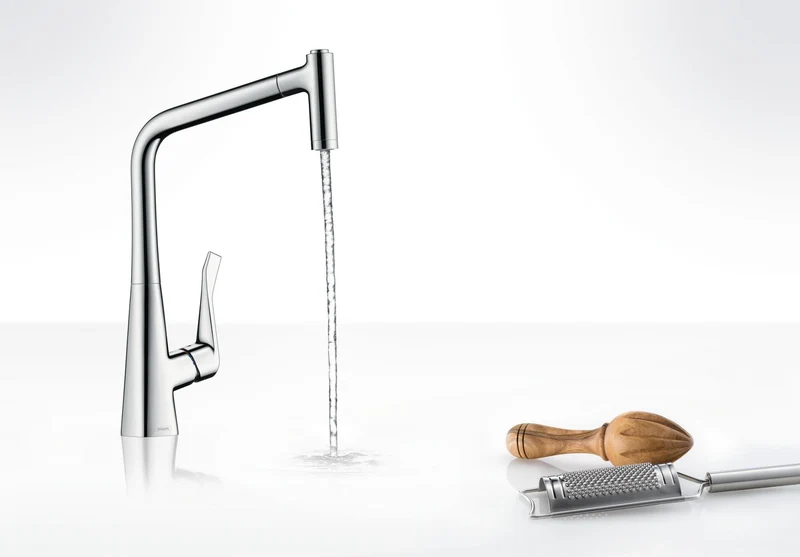 HANSGROHE EH-Küchenmischer METRIS DN 15 m Ausz-br