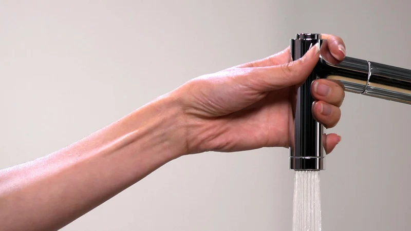 HANSGROHE EH-Küchenmischer METRIS DN 15 m Ausz-br