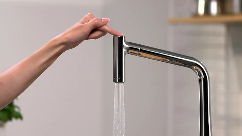 HANSGROHE EH-Küchenmischer METRIS DN 15 m Ausz-br