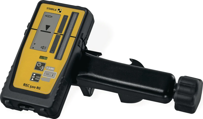 STABILA Rotations- und Linien-Receiver REC 500 RG – Laserempfänger für Rotations- und Linienlaser, 50 h