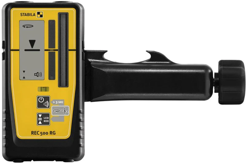 STABILA Rotations- und Linien-Receiver REC 500 RG – Laserempfänger für Rotations- und Linienlaser, 50 h