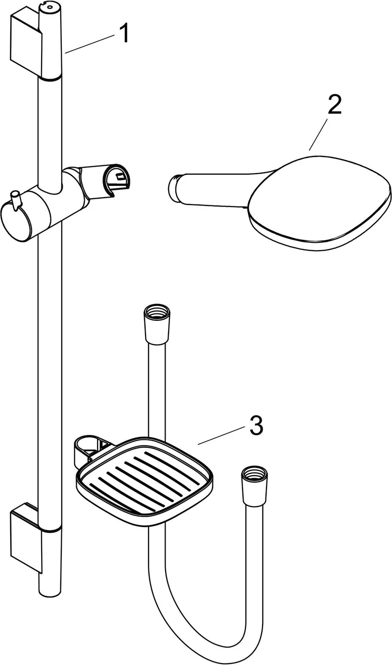 HANSGROHE Raindance Select E 150 3jet Brauseset mit Unica'S Puro