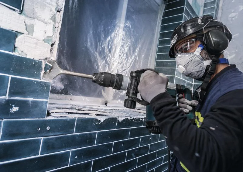 BOSCH Fliesenmeißel SDS-max 300 mm x 80 mm – Schlagwerkzeug für Wand- und Bodenfliesen