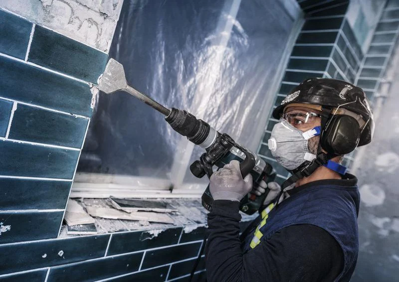 BOSCH Fliesenmeißel SDS-max 300 mm x 80 mm – Schlagwerkzeug für Wand- und Bodenfliesen