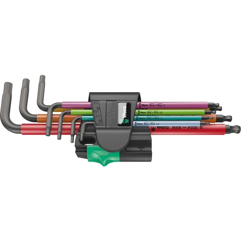 Winkelschlüsselsatz 950/7 Hex-Plus Multicolour Magnet 1, 7-teilig