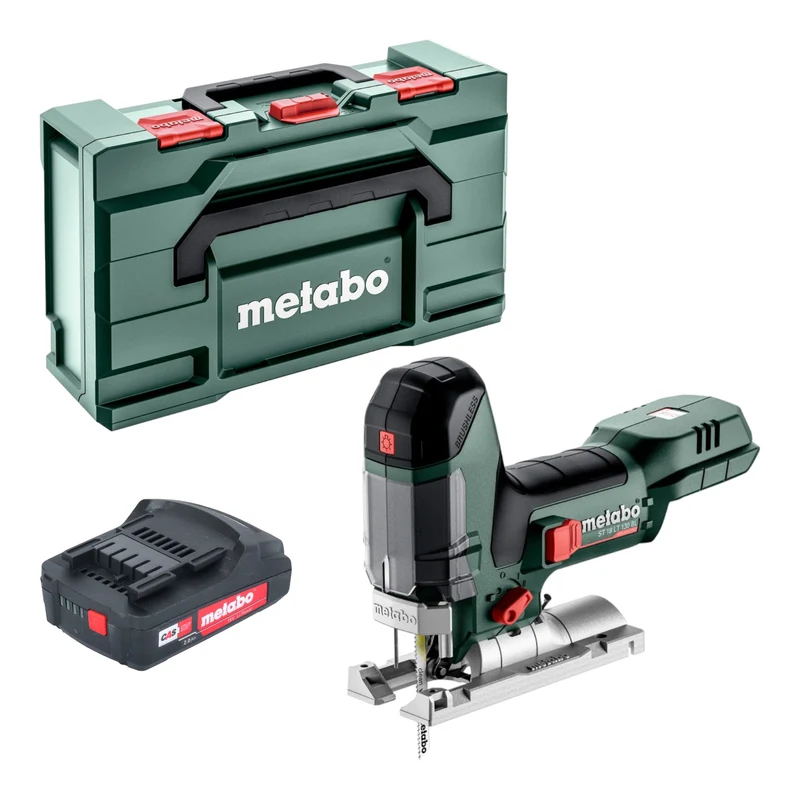Metabo ST 18 LT 130 BL Akku Stichsäge 18 V 130 mm Brushless + 1x Akku 2,0 Ah + Metabox - ohne Ladegerät