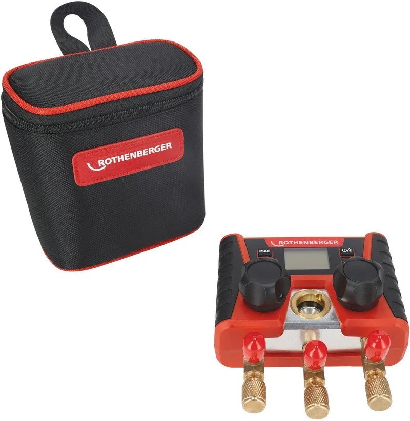 ROTHENBERGER ROCOOL Mini Monteurhilfe 1/4 Zoll mit App-Steuerung & kabelloser Datenübertragung