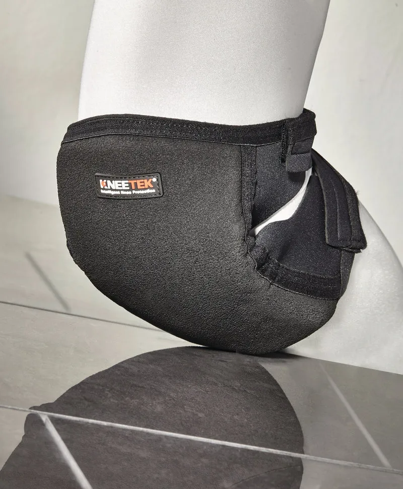 KNEETEK Knieschoner Profiline Poly DIN/EN14404 universal schwarz – Rutschhemmend
