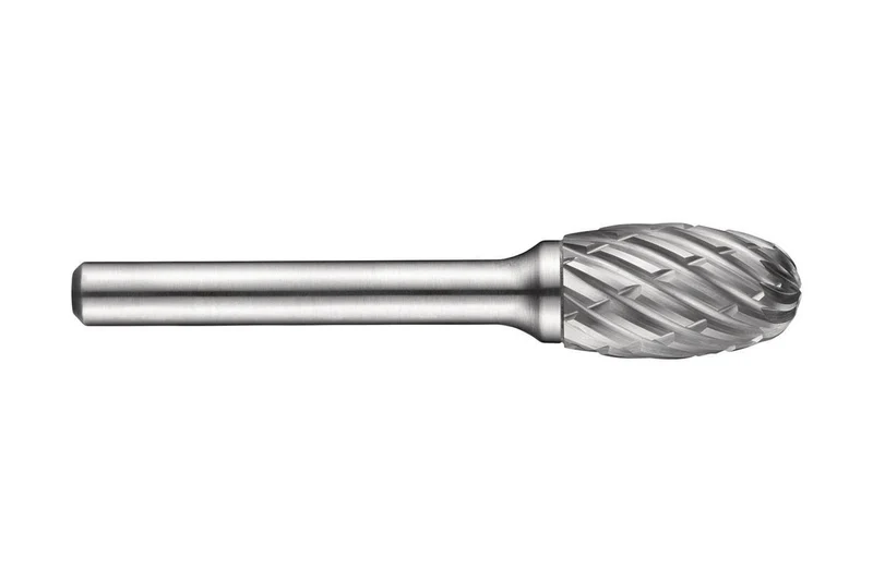 DORMER Frässtift TRE Ø 12,7 mm HM Verzahnung für Stahl – Kopflänge 22 mm, Schaft-Ø 6 mm