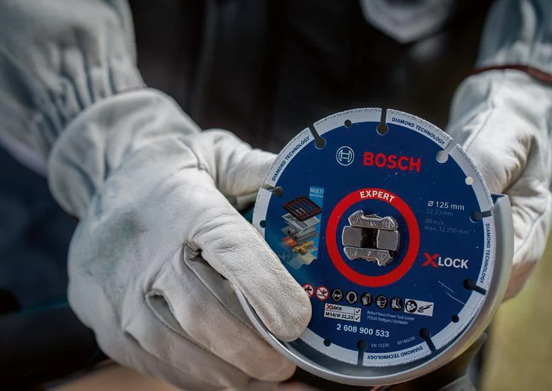 Bosch Expert Diamond Metal Wheel X-LOCK Diamanttrennscheibe 125 mm für Metall