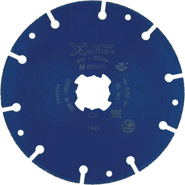 Bosch Expert Diamond Metal Wheel X-LOCK Diamanttrennscheibe 125 mm für Metall