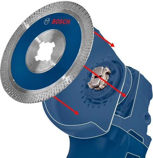 Bosch Expert Diamond Metal Wheel X-LOCK Diamanttrennscheibe 125 mm für Metall