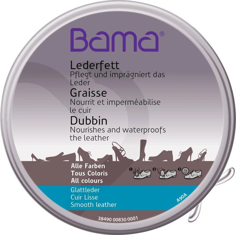 BAMA Lederfett für alle Farben 100 ml – Pflege & Imprägnierung, nicht für Wildleder