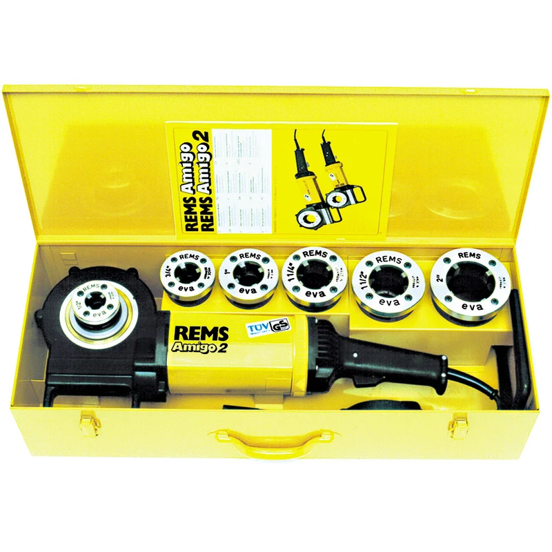 Elektrogewindeschneidkluppe Amigo Set 2 R 1/2 - 2"