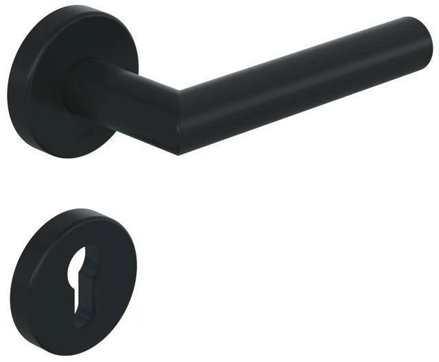 HEWI Rosettenhalbgarnitur 162PBR22.230 PA 90m matt – Schutzrosette, PZ, 8 mm Vierkant